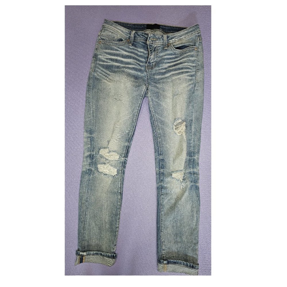 Buckle Black Fit No. 53 Ankle Straight Size 27 - Distressed